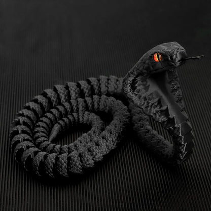 25" 3D Printed Snake, 3D Printed Fidget Animals,3D Crystal Snake Flexible Joints Home Decor Executive Desk Toys,Home Office Decor Executive Desk Toys for Autism/ADHD