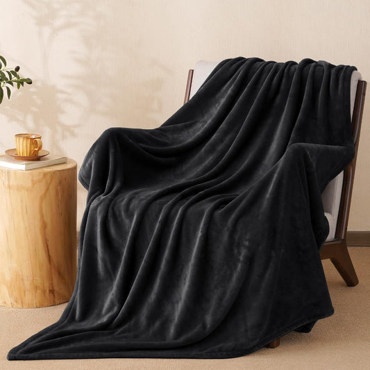 PHF Ultra Soft Fleece Throw Blanket, No Shed No Pilling Luxury Plush Cozy 300GSM Lightweight