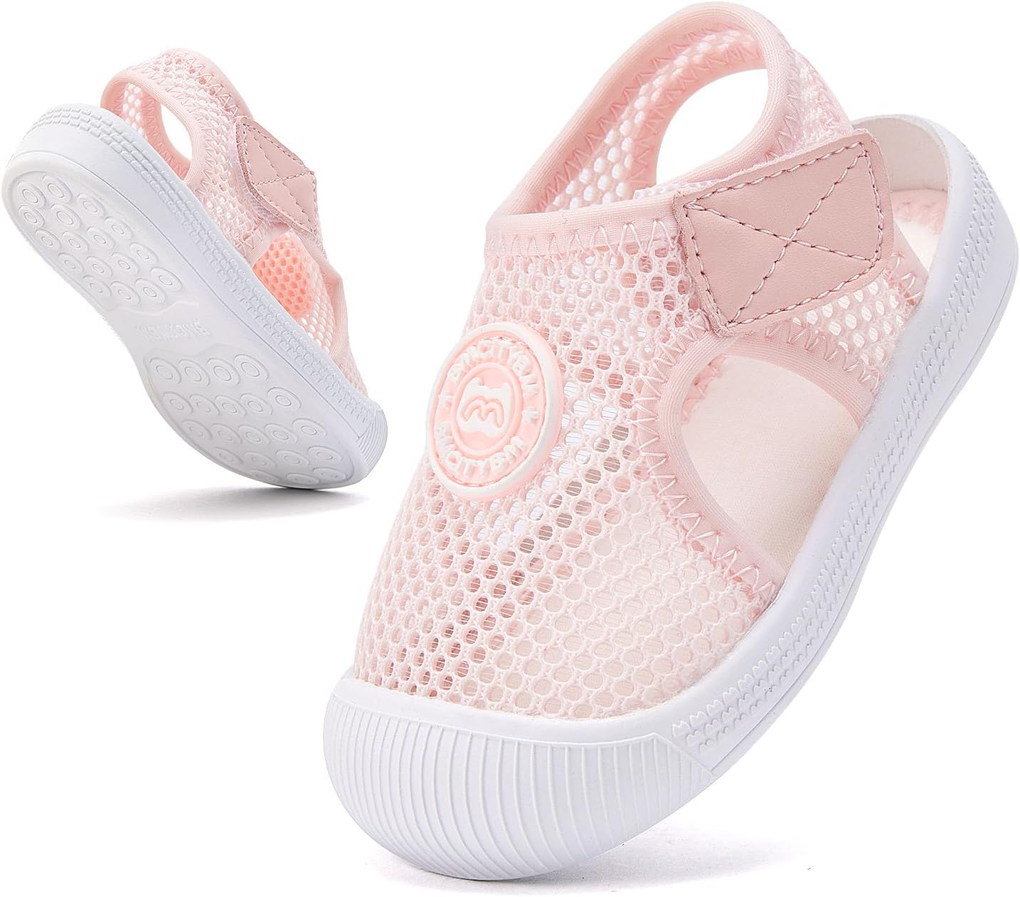 BMCiTYBM Baby Boy Girl Closed Toe Summer Sandals Lightweight Shoes Infant Non-Slip First Walking Sneakers 6 9 12 18 24 Months