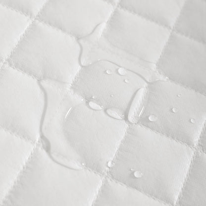 NTBAY 2 Pack Waterproof Mini Crib Mattress Protector, Quilted 24"x38" Fitted Mattress Cover