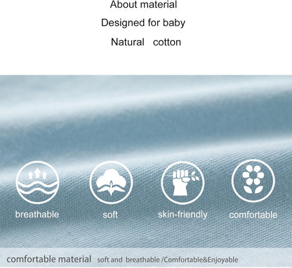 pureborn Baby Boys Girls Bodysuit Super Soft Cotton Romper 0-24 Months