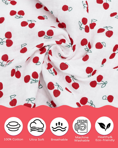 ALVABABY Toddler Pillowcases 2 Pack Muslin Cotton Kids Pillow Cover Fit 13"x 18" or 12"x16" Envelope for Girl Boy Sleepy Travel 2TPM01A