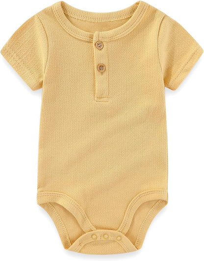 Kiddiezoom Newborn Baby Layette Set 10-Piece with Bodysuits and Pants Set for Unisex Baby Gift Sets