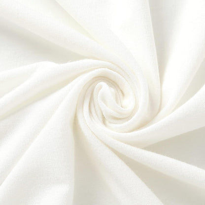 iEvolve Cotton Knitted Baby Swaddle Blanket with Hat Headband Set Newborn Swaddle Wrap Receiving Blankets for Baby Girl Boy 45" x 45"(White)
