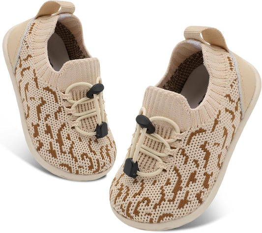 FEETCITY Baby Shoes Boys Girls First Walking Shoes Lightweight Infant Sneakers Slip On Shoe