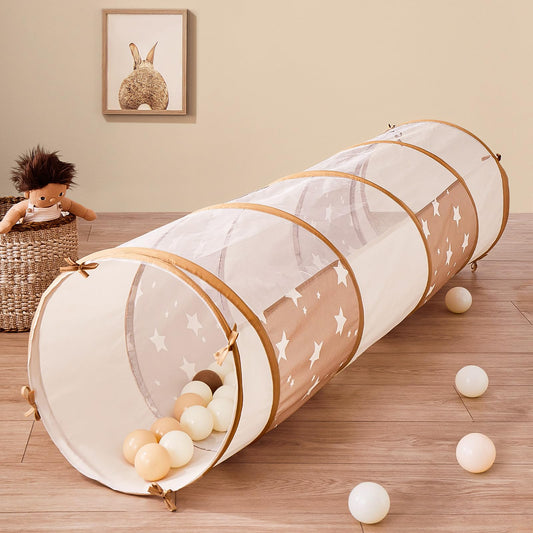 Tiny Land Kids Tunnel Toys with Storage Bag for Toddlers