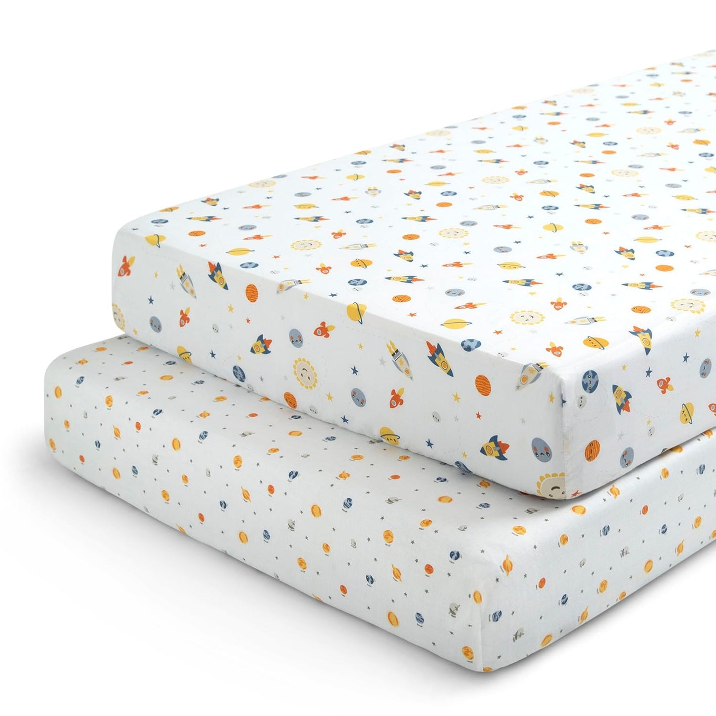 Delta Children Fitted Crib Sheets for Girls and Boys - Crib Sheet for Standard Crib and Toddler