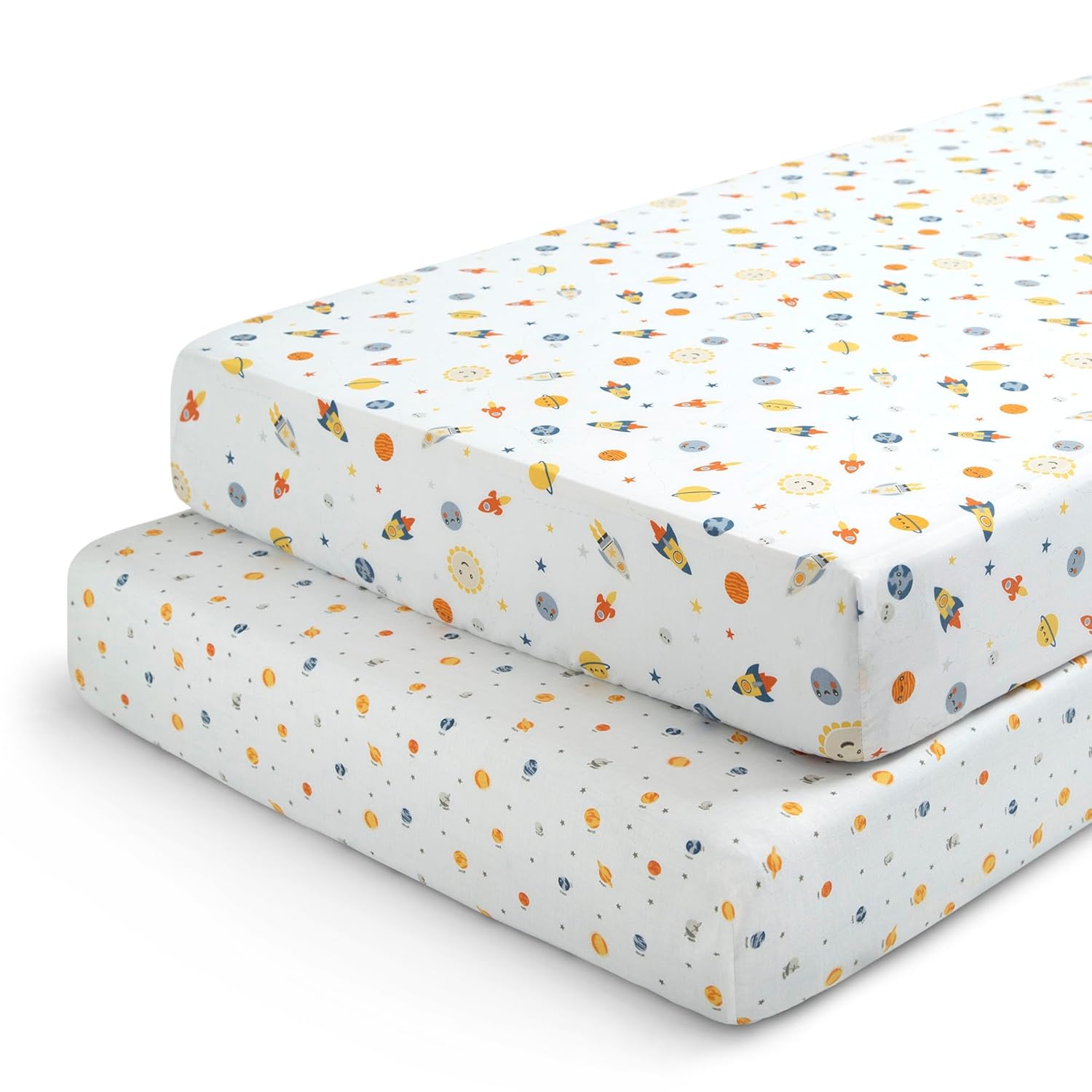 Delta Children Fitted Crib Sheets for Girls and Boys - Crib Sheet for Standard Crib and Toddler