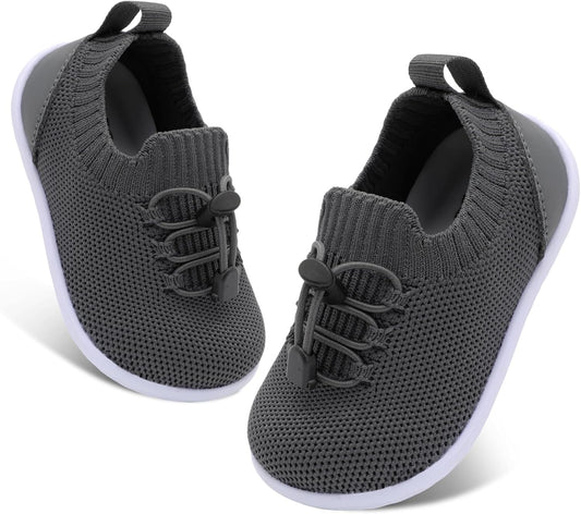 FEETCITY Baby Shoes Boys Girls First Walking Shoes Lightweight Infant Sneakers Slip On Shoe