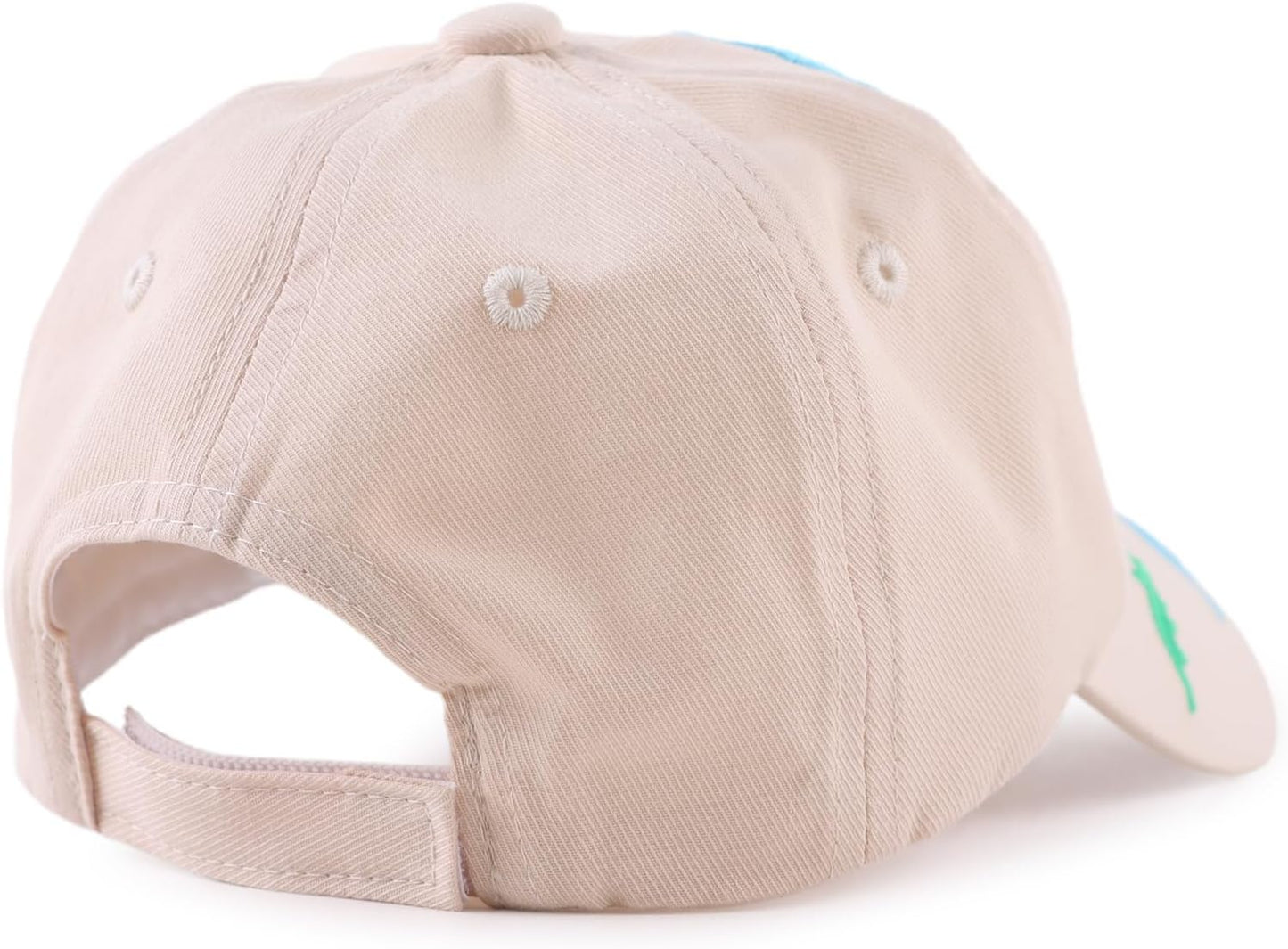 JANGANNSA Dinosaur Boys Girls Caps Embroidery Baby Baseball Caps Cotton Infant Toddler Kids Hat Spring Summer Autumn 2-6Y