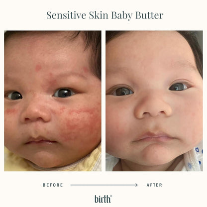 Baby Relieving Butter - Natural Cocoa Seed Butter with Colloidal Oatmeal Diaper Cream for Itchy, & Irritated Skin - Non-Greasy Formula to Soothe Rashes & Dryness - Gentle Baby Moisturizer 4oz