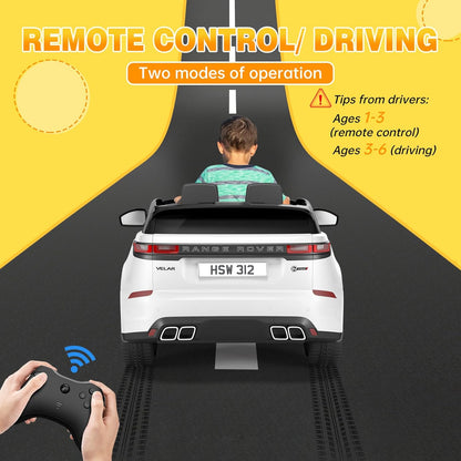 Kids Ride On Car with Remote, Licensed Land Rover Electric Car, Ride On Toys for Kids 3-8 with Mp3