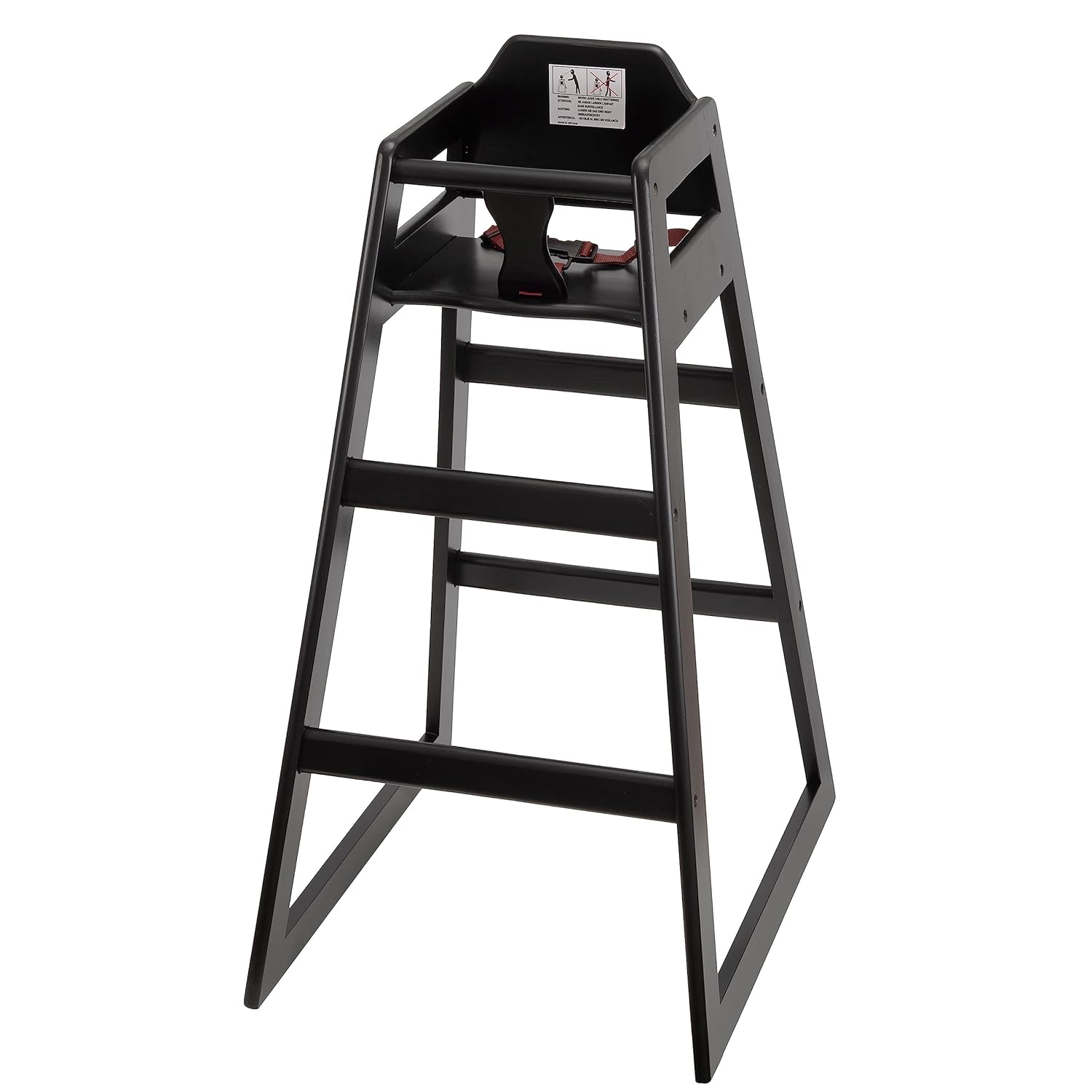 Stager Direct, Seating Ready-to-Assemble Restaurant Wood Bar Height High Chair, Baby Highchairs