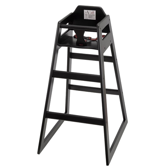 Stager Direct, Seating Ready-to-Assemble Restaurant Wood Bar Height High Chair, Baby Highchairs