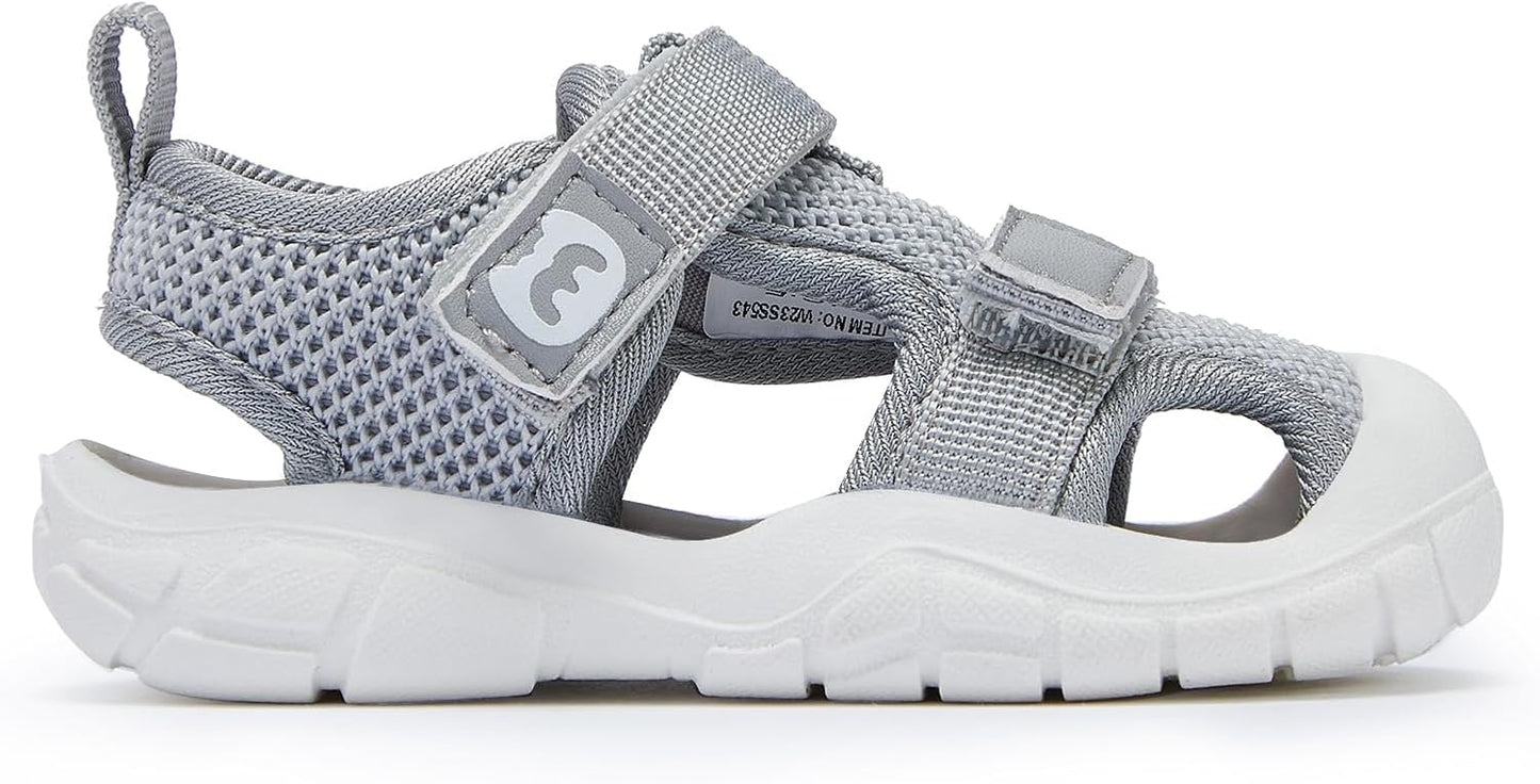 BMCiTYBM Baby Boy Girl Closed Toe Summer Sandals Lightweight Shoes Infant Non-Slip First Walking Sneakers 6 9 12 18 24 Months