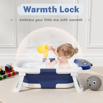 AVIDOR Baby Bathtub,Collapsible Bathtub for Newborn to Toddler,Durable Essential Infant Bath