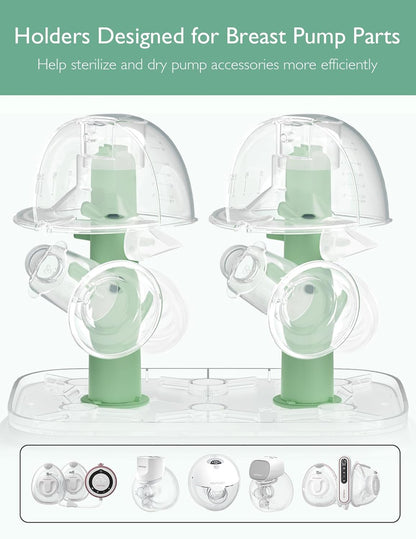 Momcozy 3 Layers Large Bottle Sterilizer and Dryer, Fast Sterilize and Dry, Universal Bottle
