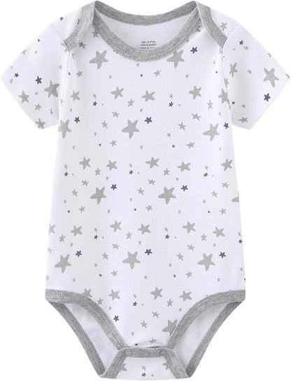 Baby Bodysuit and Pant Set 10-pcs Cotton Soft Newborn Boy Girl Clothes Outfits