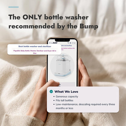 Papablic Bottle Washer Pro, Bottle Washer & Sterilizer & Dryer, 4-in-1 Bottle Washer Sanitizer for