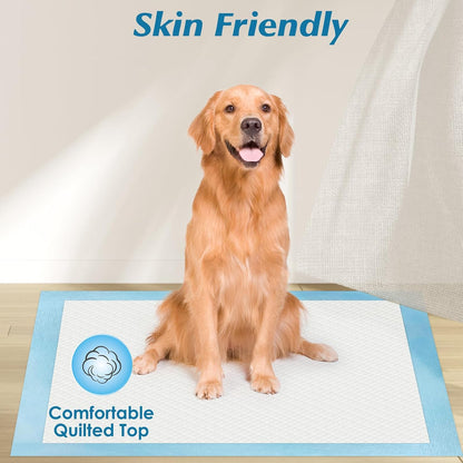 100 Count 22” x 22” Super Absorbency Disposable Underpads, Leakproof Quick Drying Disposable Pads