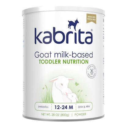 Kabrita Goat Milk Toddler Nutrition, 12-24 Months - Easy to Digest, Contains Vitamin D, Calcium