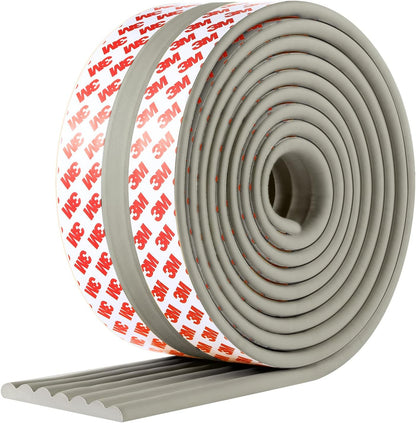 Baby Proofing Edge Corner Protector, 16.4 ft Edge Guards Padding with 3M Adhesive, Extra-Wide Soft Rubber Foam Padding, Furniture,Sharp Edge Safety Corner Edge Bumper Guard-Gray