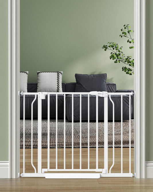 Cideny Baby Gate No Drilling, 29"-40" Dog Gate Indoor for Stairs & Doorways