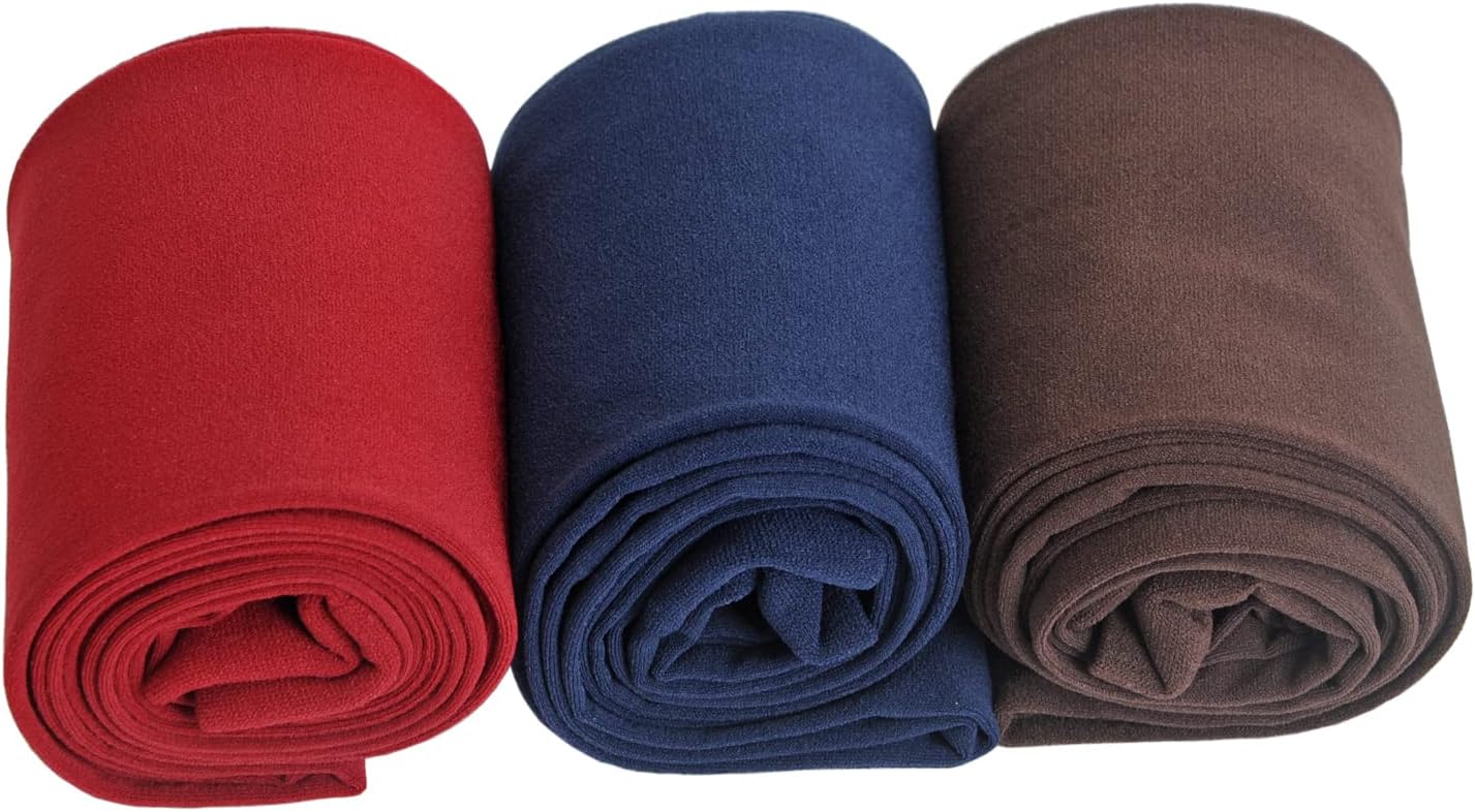 EVERSWE 3 Pairs Pack Girls Microfiber Tights Multiple Colors