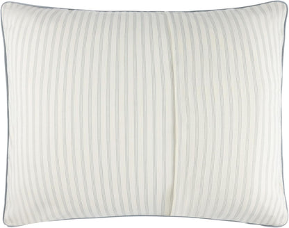 Ely's & Co. Decorative Pillowcase, 20"x26" (Insert Not Included) - Blue Linear Berry Leaf Collection