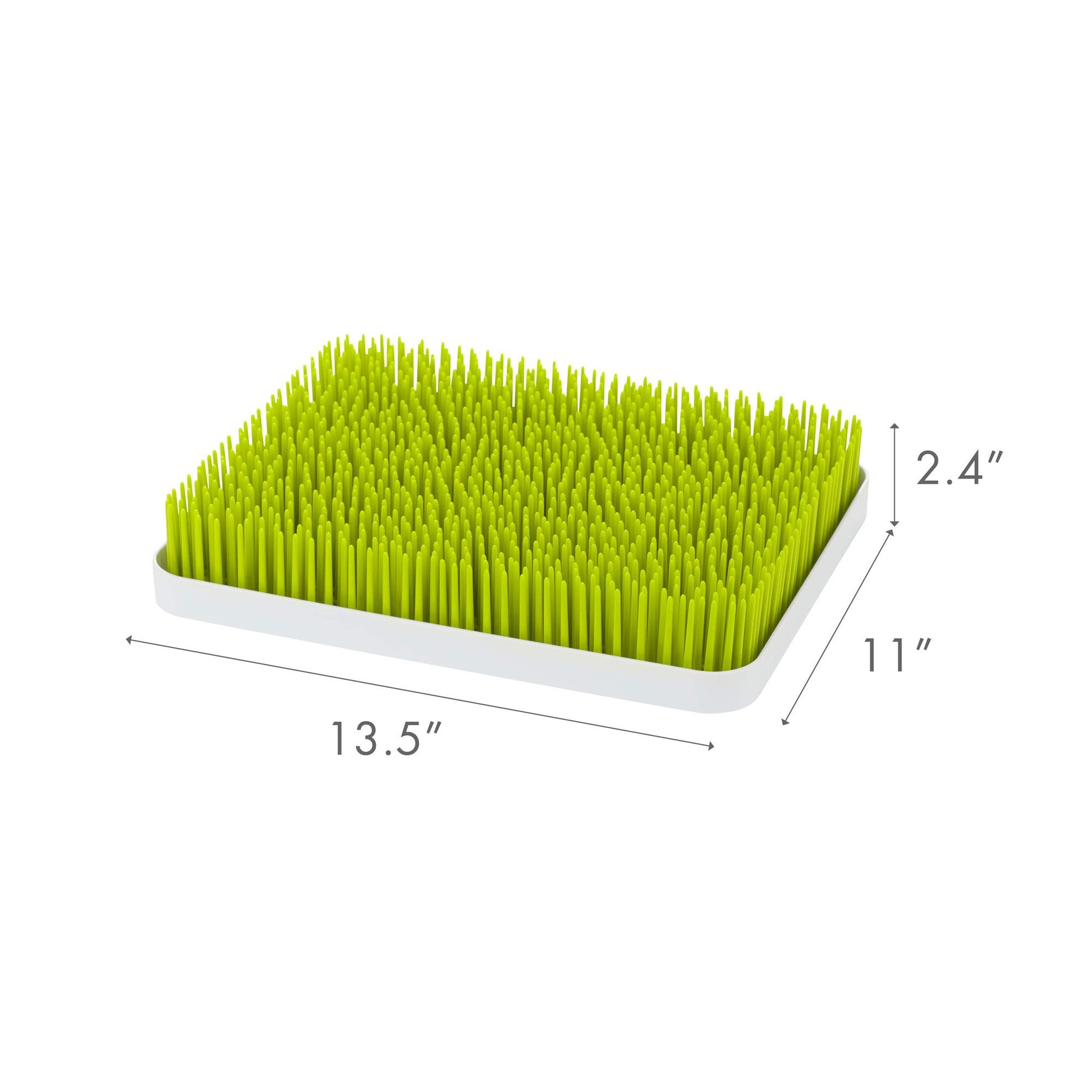 Boon Lawn Countertop Baby Bottle Drying Rack - Spring Green - 13.5x11x2.5