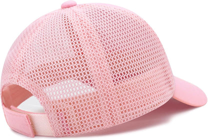 qikqik Baby Baseball Cap Toddler Baseball Hat with Mesh Infant Sun Hat UPF 50+ Baby Ball Cap Toddler Girl Hats Kids Hat Boys
