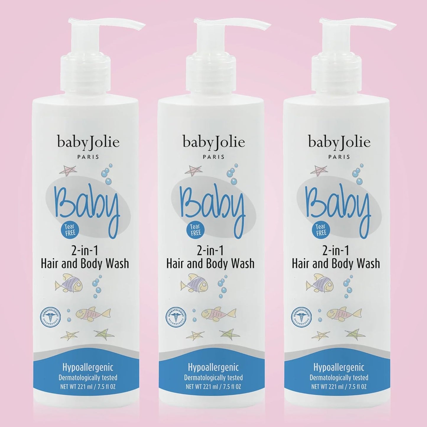 Baby Jolie Baby Body Wash, Kids Hair and Body Wash for Babies & Newborn 2-in-1, Shampoo + Soap |