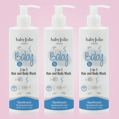 Baby Jolie Baby Body Wash, Kids Hair and Body Wash for Babies & Newborn 2-in-1, Shampoo + Soap |
