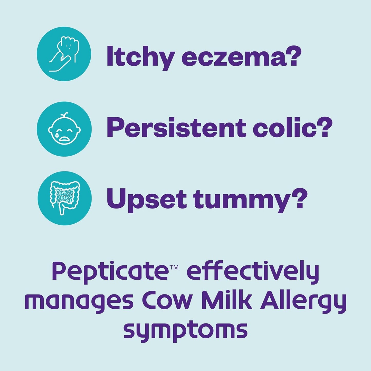Pepticate Baby Formula, Hypoallergenic Powdered Infant Formula for Cow Milk Allergy, with Omega 3