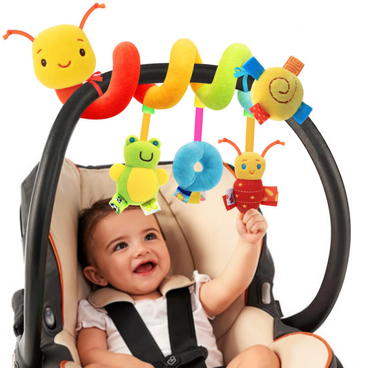 FPVERA Spiral Car Seat Toys for Babies 0-12 Months