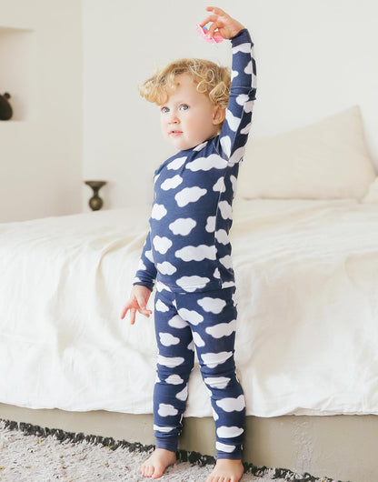 VAENAIT BABY 6M-12Y Kids Unisex Girls & Boys Soft Comfy Modal Tencel Sleepwear Pajamas 2pcs or 4pcs Set