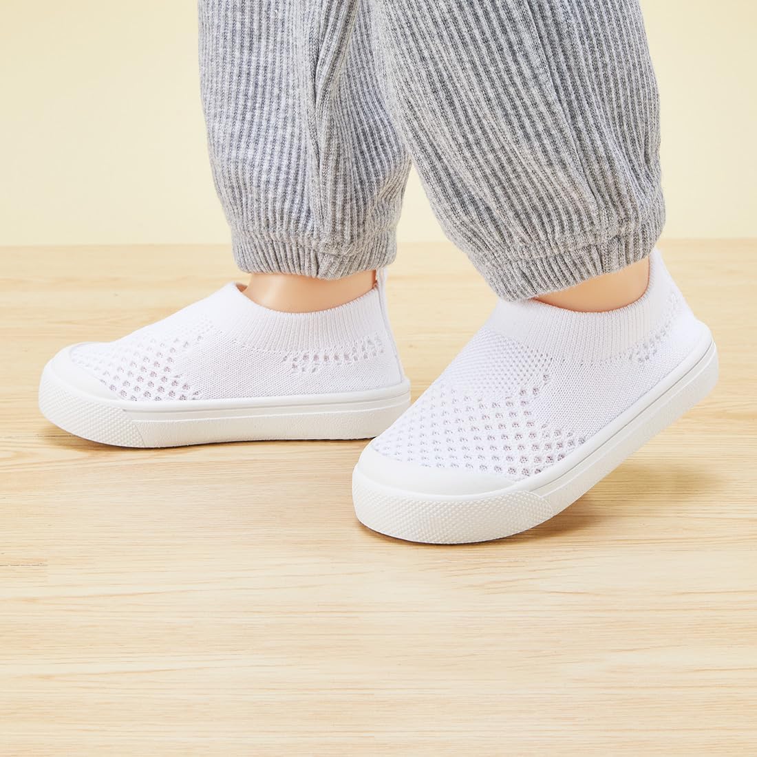 BMCiTYBM Baby Sneakers Girls Boys Lightweight Breathable Mesh First Walkers Shoes 6-24 Months