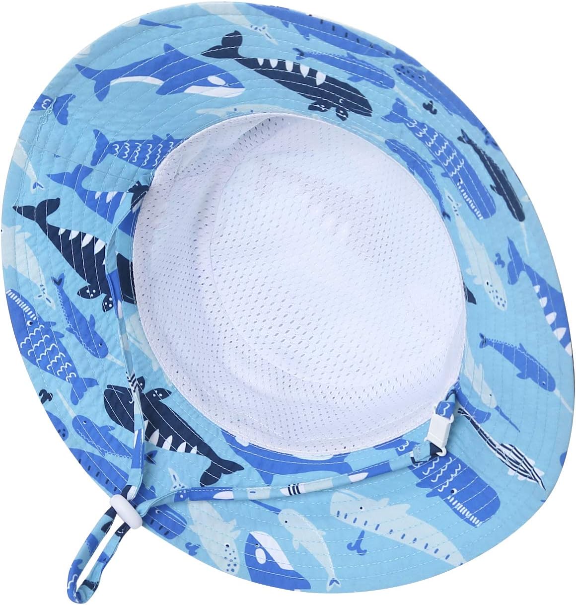 Home Prefer UPF50+ Wide Brim Sun Hat Boys Girls Sun Protection Hat Zoo Beach Swim Safari Bucket Hat for Baby Toddler Kid