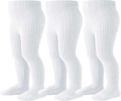 Baby Tights Toddler Stockings Tights Soft Cotton Cable Knit Baby Girl Tight Leggings Newborn Infant 0-4T
