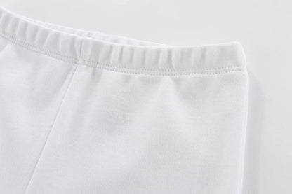 Unisex Newborn Baby Cotton 4-Pack Pants Embroidery Pringting Casual Leggings 0-24 Months for Boys and Girls