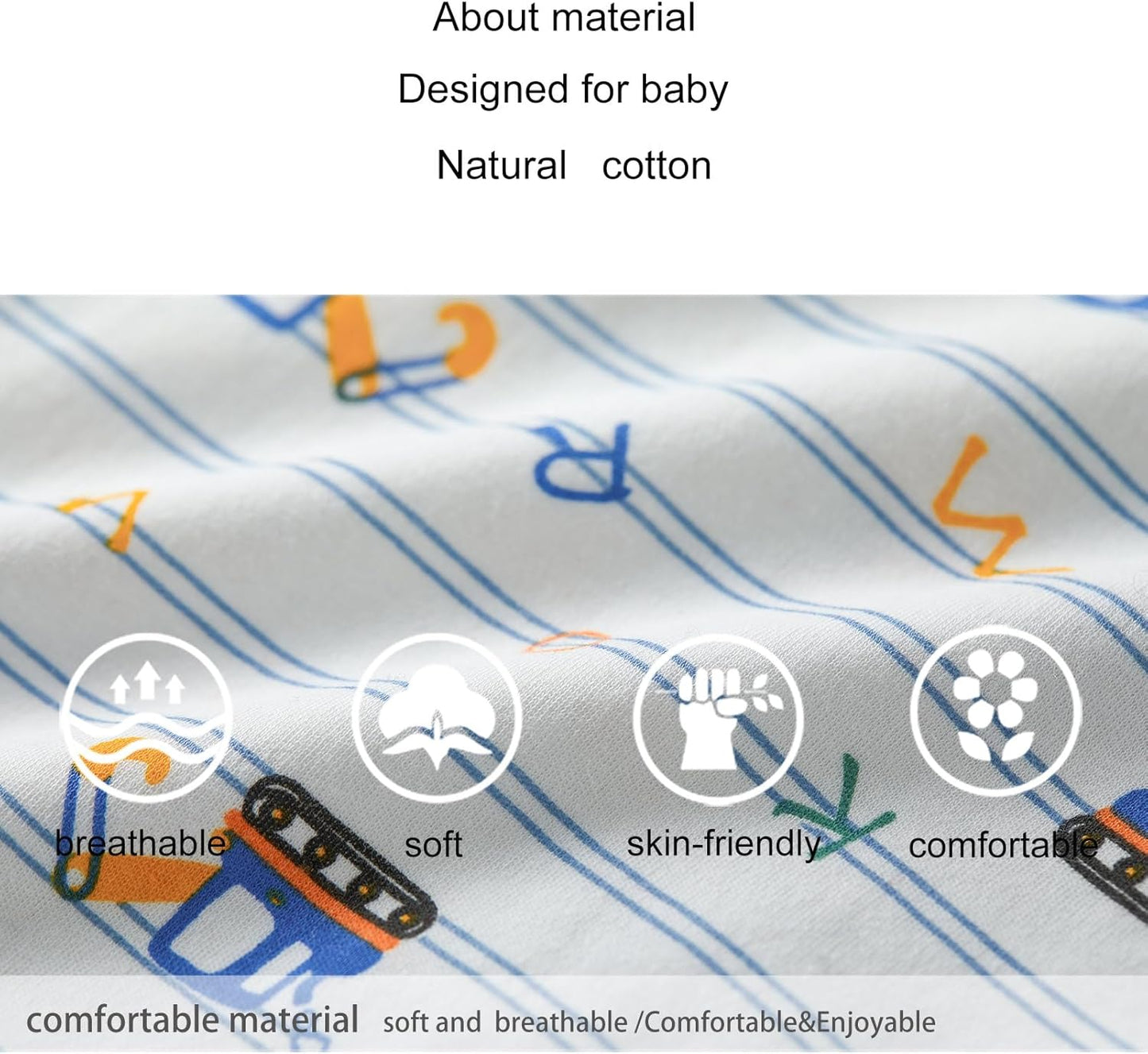 pureborn Baby Boys Girls Bodysuit Super Soft Cotton Romper 0-24 Months