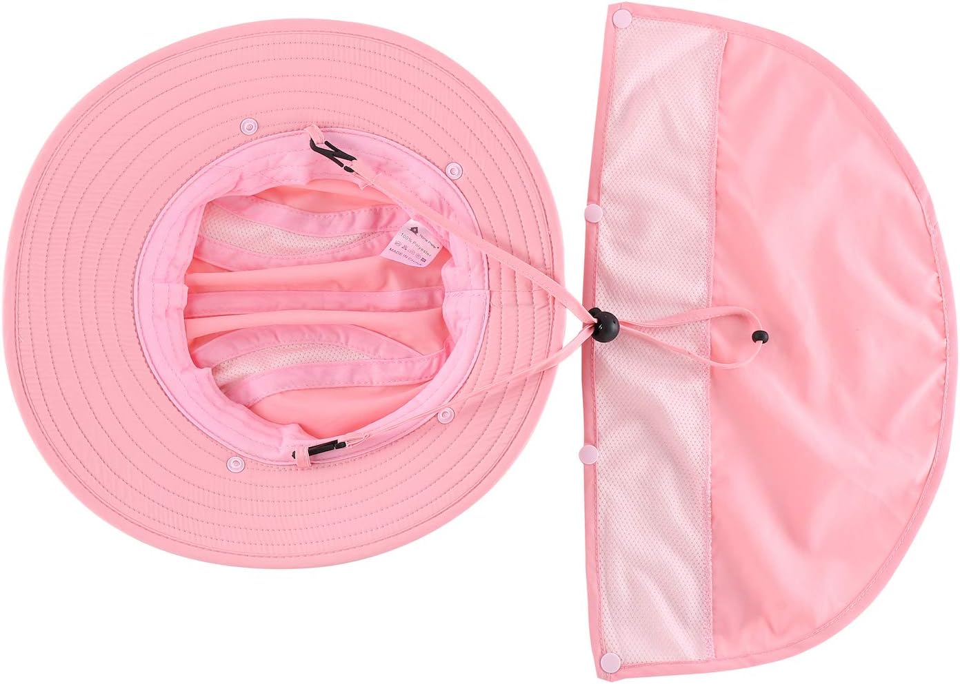 Home Prefer UPF 50+ Boys Sun Hat with Neck Flap Wide Brim Summer Beach Bucket Hat for Boys Girls Toddler Kids Safari Hat