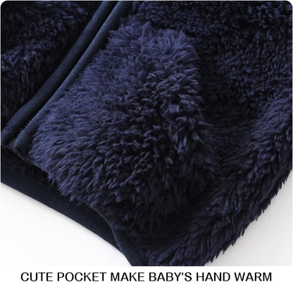 Baby Boy Fleece Jacket Girl Winer Clothes Coat Toddler Boy'S Clothing Sweater