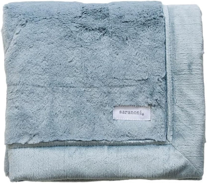 SARANONI Receiving Blankets for Babies Super Soft Boutique Quality Lush Luxury Baby Blanket (Slate