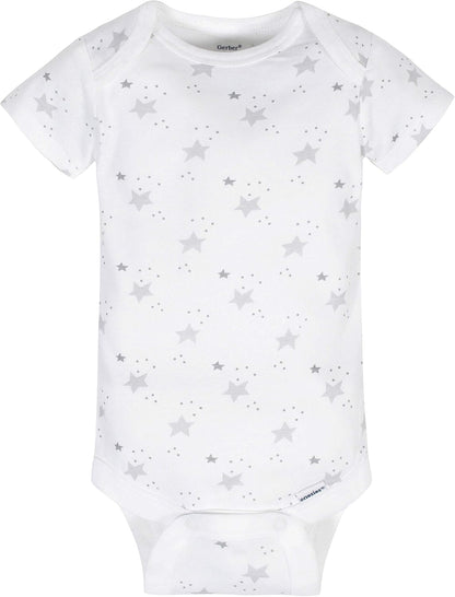 Gerber Baby 8-Pack Short Sleeve Onesie Bodysuits