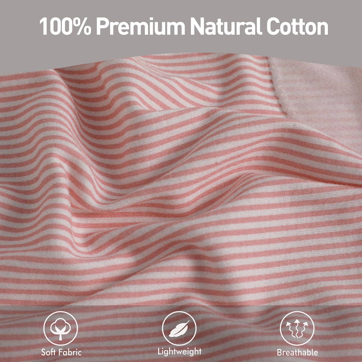 Organic Baby Swaddle Sleep Sacks, 2-Pack Swaddles for Newborns Baby Essentials, Infant 0-3 Months