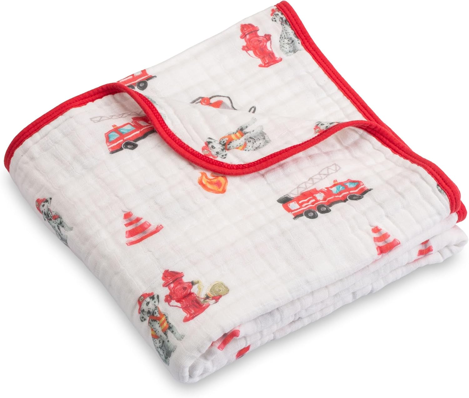 LollyBanks Muslin Baby Blanket 100% Organic Cotton, Muslin Quilt Lightweight, 6 Layers Baby