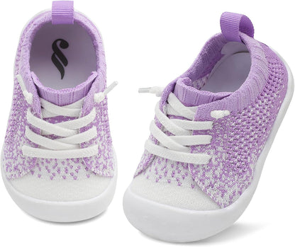 JIASUQI Baby Shoes for Toddler Boys Girls Sneakers Slip on Walking Shoes for Babies