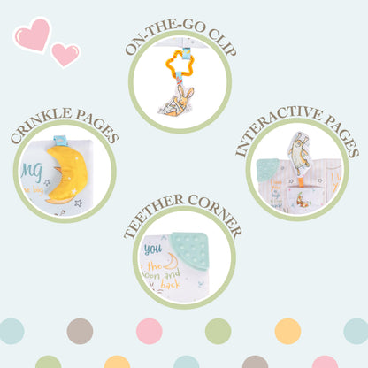 Kids Preferred Guess How Much I Love You… 5 Inch Soft Book Interactive Baby Teether Toy with