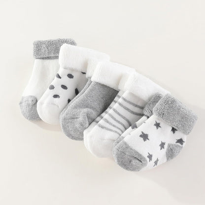Baby Hats Mittens and Socks Set Cotton Newborn Hat Beanie Soft Infant Girls Boys Caps Gloves 0-6 month